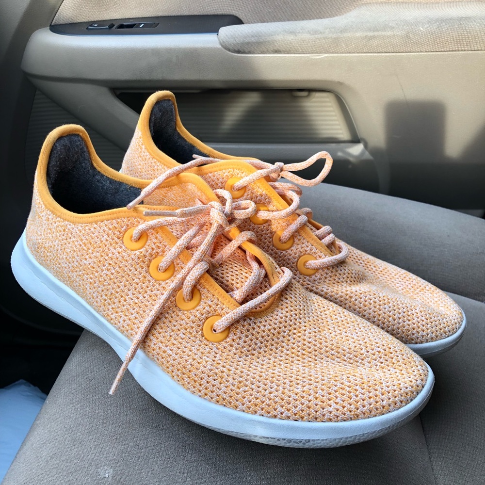 Allbirds Tree Runners Orange Athletic Shoes Mens M12